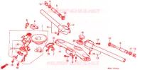 GUIDON   TE DE FOURCHE pour Honda CBR 600 F de 1987