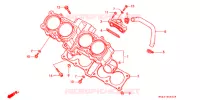 CYLINDRE pour Honda CBR 600 F HURRICANE de 1987