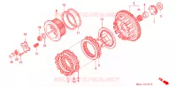EMBRAYAGE pour Honda CBR 600 F HURRICANE de 1987