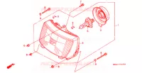 PHARE pour Honda CBR 600 F HURRICANE de 1987