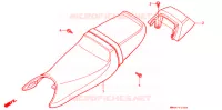 SELLE pour Honda CBR 600 F HURRICANE de 1987