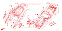 COUVERCLES LATERAUX pour Honda CBR 600 RR ABS WHITE de 2013