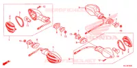 CLIGNOTANT pour Honda CBR 600 RR ABS RED de 2018
