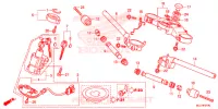 GUIDON   TE DE FOURCHE pour Honda CBR 600 RR ABS RED de 2018