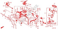 RESERVOIR A CARBURANT   POMPE A ESSENCE pour Honda AFRICA TWIN 1000 DCT RED de 2016