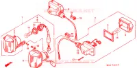 CLIGNOTANT pour Honda CBR 600 F HURRICANE de 1987