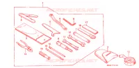 OUTIL pour Honda CBR 600 F HURRICANE de 1987