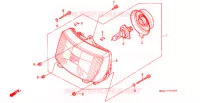 PHARE pour Honda CBR 600 F HURRICANE de 1987