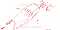 SELLE pour Honda CBR 600 F HURRICANE de 1987
