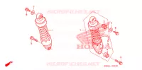 AMORTISSEUR ARRIERE pour Honda REBEL 250 de 2004