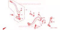 PEDALE   KICK pour Honda CRF 250 R de 2004