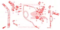 LEVIER DE GUIDON   CABLE   COMMODO pour Honda CRF 250 R de 2010