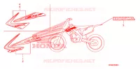 AUTOCOLLANTS pour Honda CRF 250 R de 2011