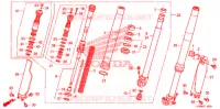 FOURCHE pour Honda CRF 250 R de 2011
