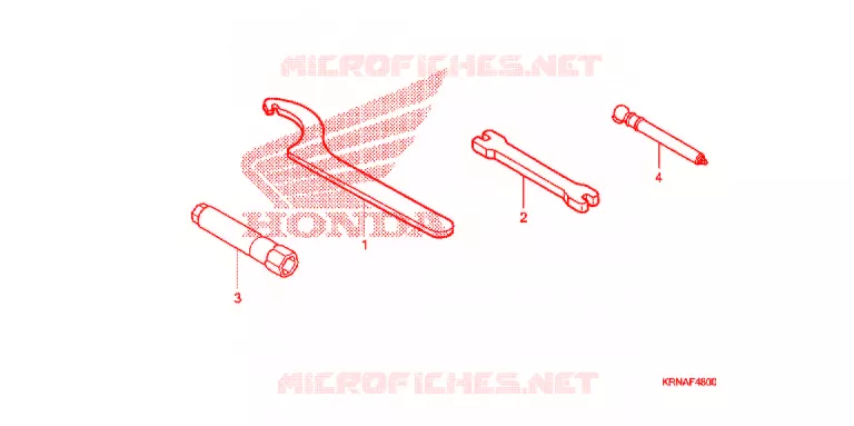 OUTIL Honda MOTO 250 CRF 2012  CRF250RC