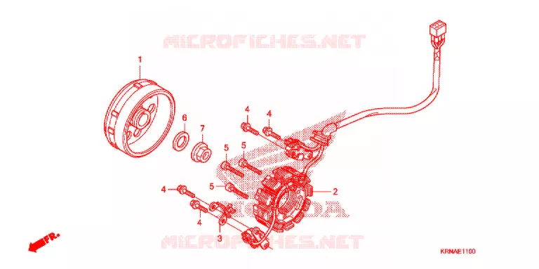 ALTERNATEUR Honda MOTO 250 CRF 2012  CRF250RC