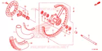 ROUE AVANT pour Honda REBEL 250 de 2016