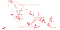 PEDALE   KICK pour Honda CRF 250 R de 2006