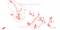 PEDALE   KICK pour Honda CRF 250 R de 2009