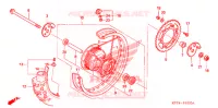 ROUE ARRIERE pour Honda CRF 150 F de 2011
