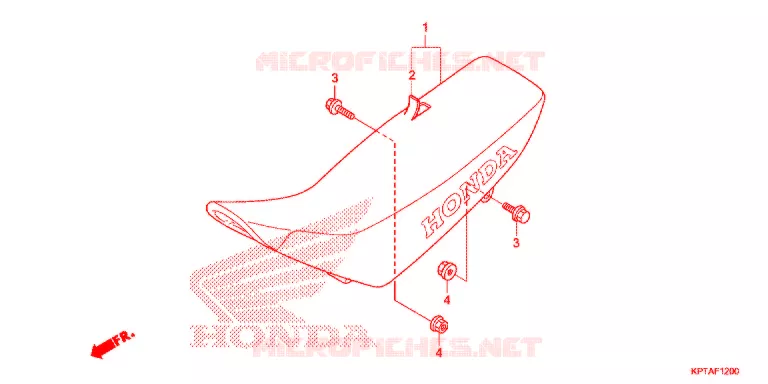 SELLE Honda MOTO 150 CRF 2012  CRF150FC