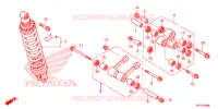 AMORTISSEUR ARRIERE pour Honda CRF 150 F de 2015