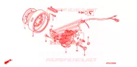 ALTERNATEUR pour Honda CRF 230 F de 2004