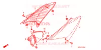 COUVERCLES LATERAUX pour Honda CRF 230 F de 2004
