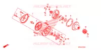 POMPE A HUILE pour Honda CRF 230 F de 2004