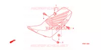 SELLE pour Honda CRF 230 F de 2004