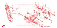 AMORTISSEUR ARRIERE pour Honda CRF 230 F de 2012