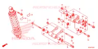 AMORTISSEUR ARRIERE pour Honda CRF 230 F de 2012