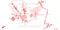 MAITRE CYLINDRE DE FREIN AVANT pour Honda CRF 230 F de 2012