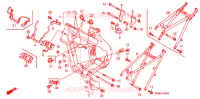 CADRE pour Honda CRF 250 R BLACK de 2008