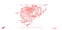 CYLINDRE pour Honda CRF 50 de 2004
