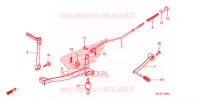 PEDALE DE FREIN   KICK pour Honda CRF 50 de 2005