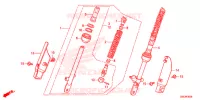 AMORTISSEUR AVANT pour Honda CRF 50 de 2013