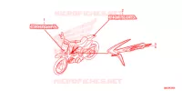 AUTOCOLLANTS pour Honda CRF 50 de 2013