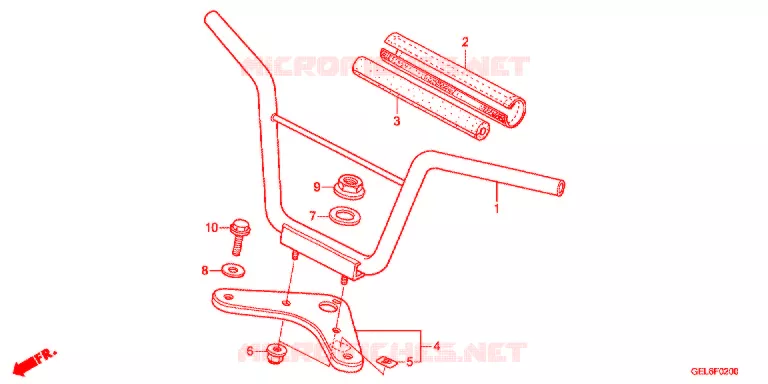 GUIDON - TE DE FOURCHE Honda MOTO 50 CRF 2021  CRF50FE