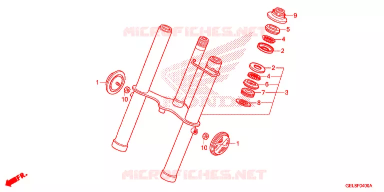 FOURCHE Honda MOTO 50 CRF 2015  CRF50FF