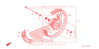 ROUE AVANT pour Honda CRF 70 de 2005