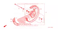ROUE AVANT pour Honda CRF 70 de 2006
