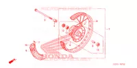 ROUE AVANT pour Honda CRF 70 de 2011