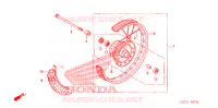 ROUE AVANT pour Honda CRF 70 de 2012