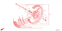 ROUE AVANT pour Honda CRF 80 de 2013