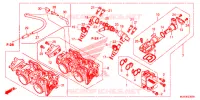CORPS DE PAPILLON pour Honda CB 500 X ABS de 2017