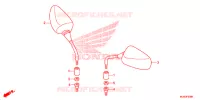 RETROVISEUR pour Honda CB 500 X ABS de 2017