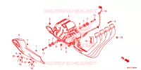 SILENCIEUX D'ECHAPPEMENT pour Honda CB 650 F ABS 35KW RED de 2017