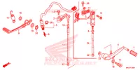 PEDALE pour Honda CBR 1000 RR SP1 de 2017