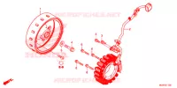 ALTERNATEUR pour Honda CBR 500 R ABS de 2017